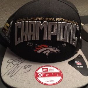 Super Bowl 50 Denver Broncos signed Tj Ward